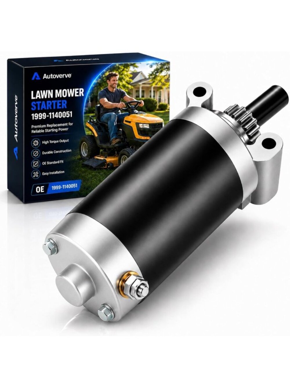 Lawn Mower Starter for Cub Cadet XT1 XT2 ZT1 LT1045 20HP-26HP Engines, Fits